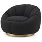 Eichholtz Inger Swivel Chair in Boucle Black, , large