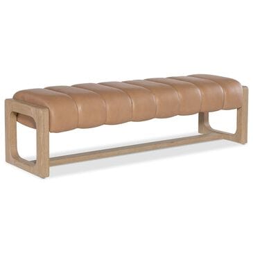 Hooker Furniture Banyon Bay Bedroom Bench in Desert Oak, , large