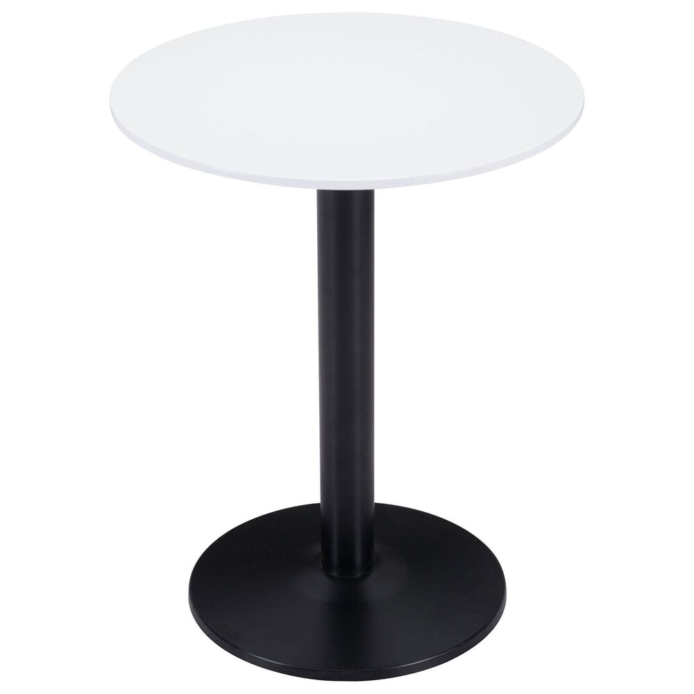Zuo Modern Alto Bistro Table in White/Black, , large