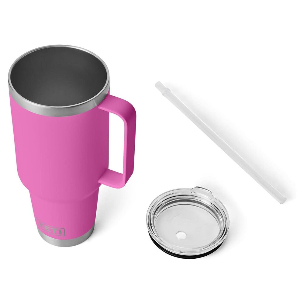 YETI Rambler 42 Oz Straw Mug with Straw Lid in Wildflower Fuchsia 