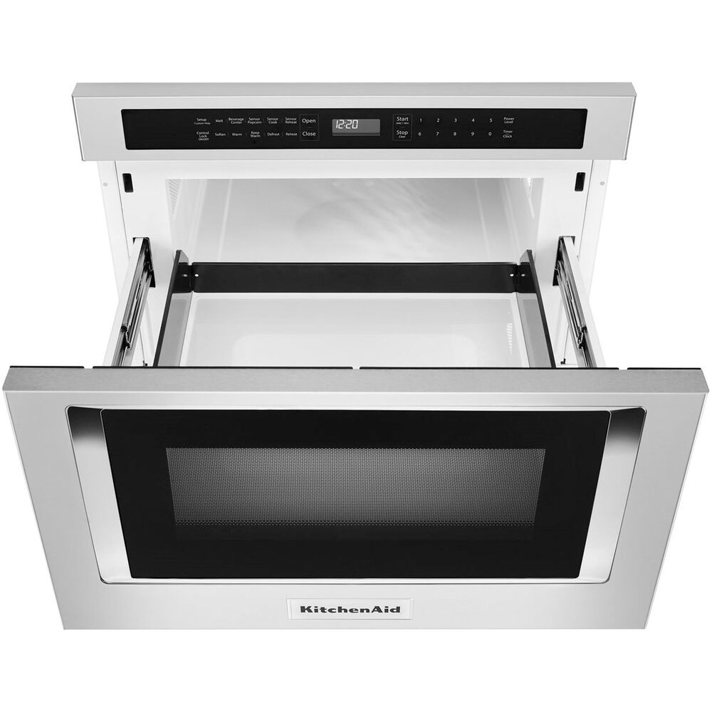 KitchenAid 24" Under-Counter Microwave Oven Drawer in Stainless Steel | Nebraska Mart