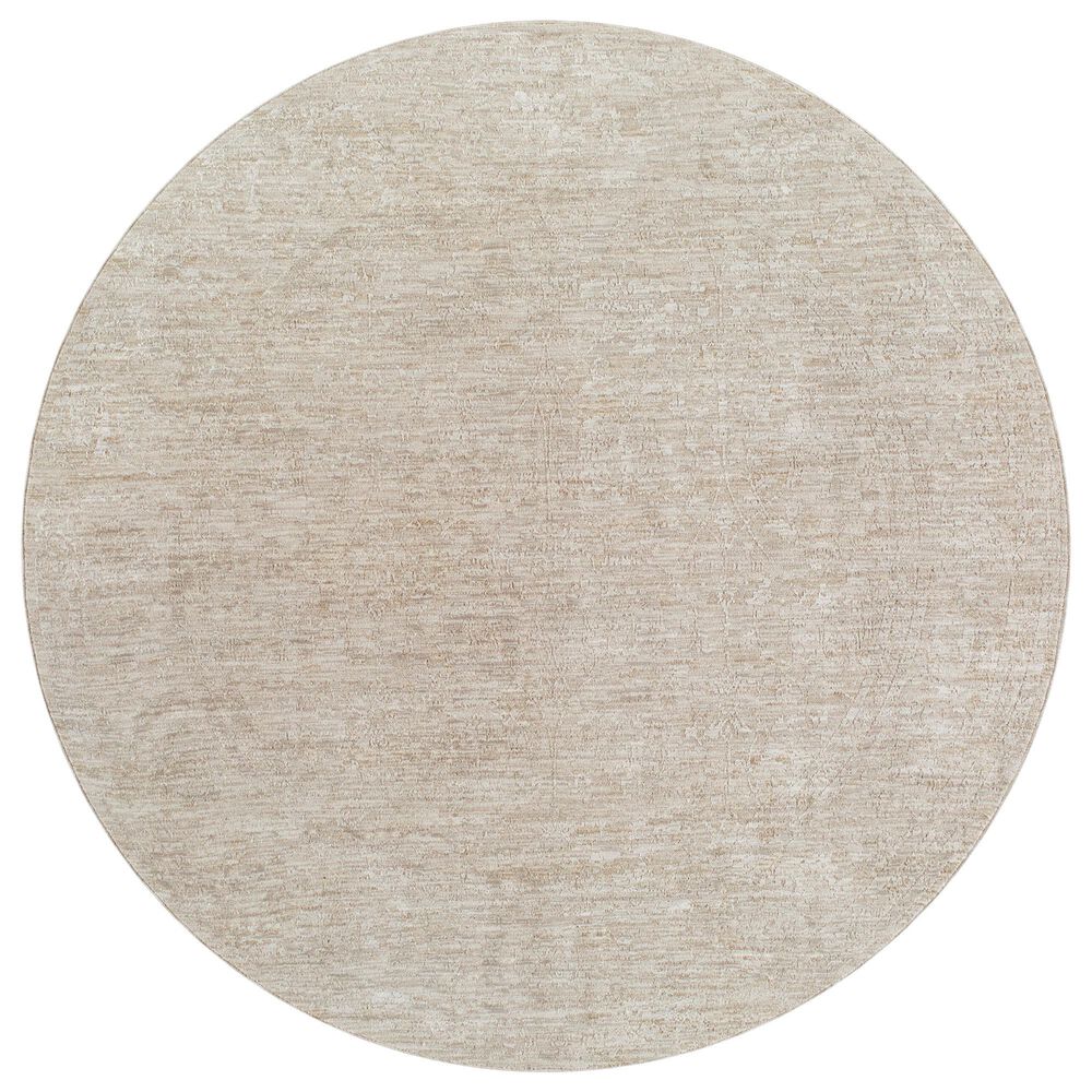 Surya Masterpiece MPC-2315 Medium Gray, Light Gray and Cream 7&#39;10&quot; Round Area Rug, , large