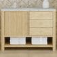 James Martin Vanities Marigot Single 48" Single Vanity in Sun-washed Oak with 3 cm Ethereal Noctis Quartz Top, , large