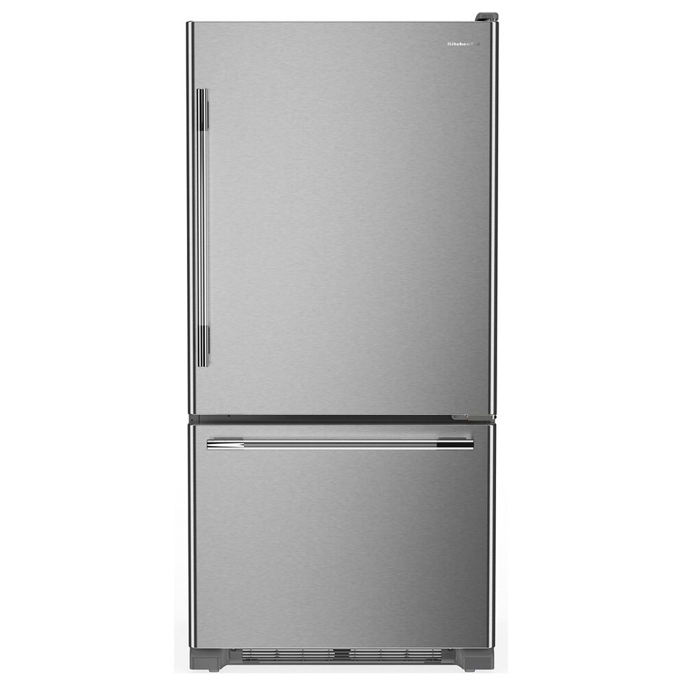 KitchenAid 22 Cu. Ft. Full Depth Bottom Freezer Refrigerator with Right Hinge in PrintShield Stainless Steel, , large