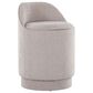 Lumisource Marla Upholstered Vanity Stool in Grey, , large