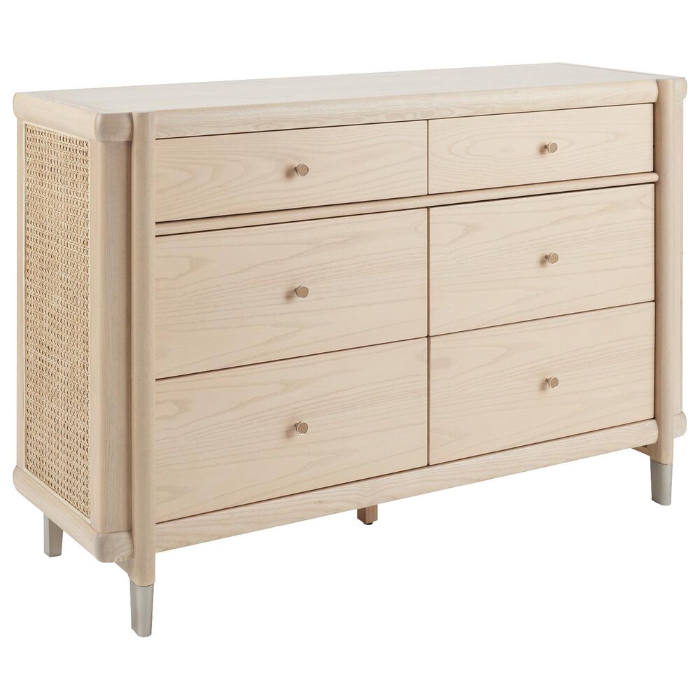 Maxi Cosi Kindred Brisa 6-Drawer Dresser in Whitewash Ash, , large