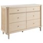 Maxi Cosi Kindred Brisa 6-Drawer Dresser in Whitewash Ash, , large