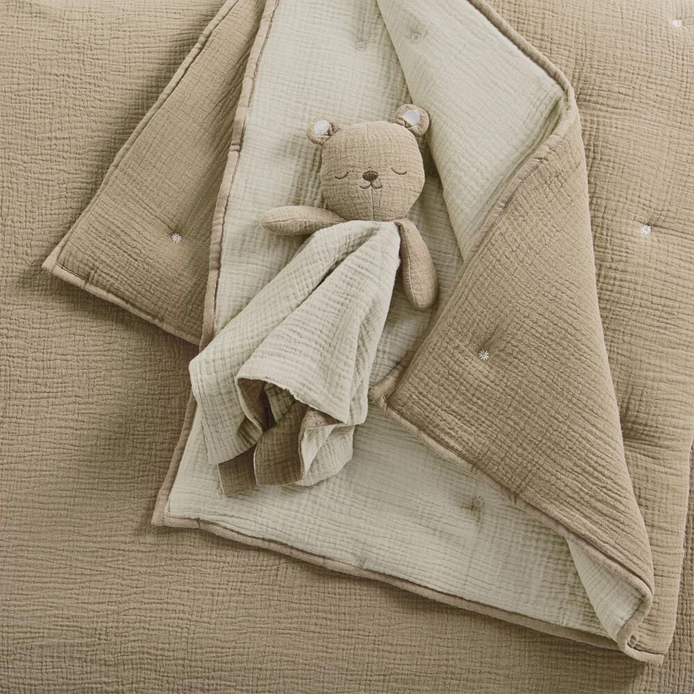 Levtex Cloud Muslin 5-Piece Bedding Set in Cocoa and Beige, , large