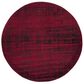 Safavieh Adirondack ADR116F 6" Round Red and Black Area Rug, , large