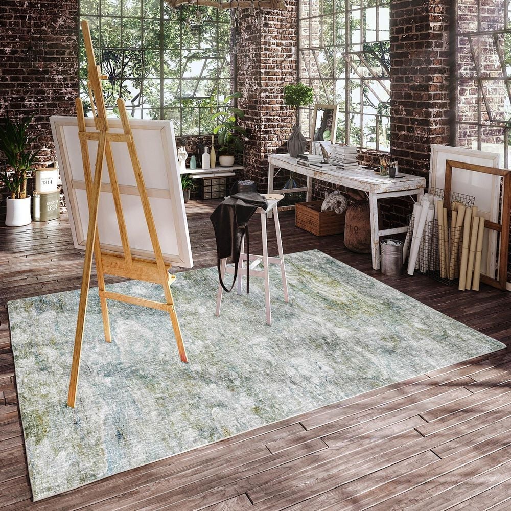 Dalyn Rug Company Boca BO3 Seafoam 5&#39; x 7&#39;6&quot; Area Rug, , large