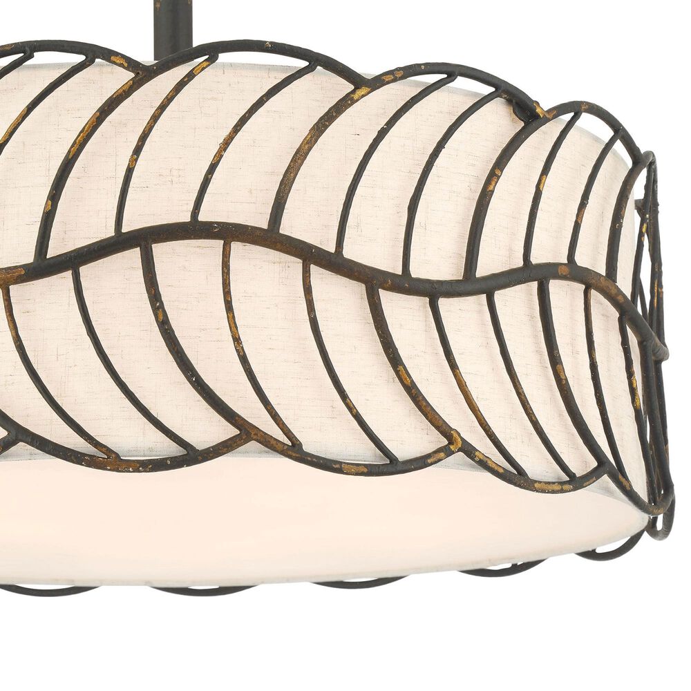 Golden Lighting Simbolo 5-Light Pendant in Antique Black, , large