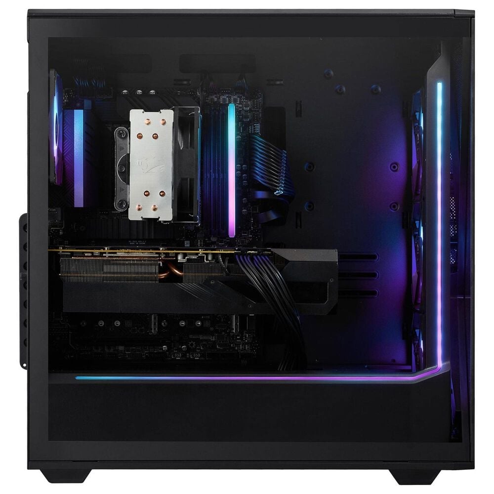 iBUYPOWER Slate 9 Gaming PC Desktop | AMD Ryzen 5 8400F - 16GB RAM - NVIDIA GeForce RTX 5060Ti Graphics - 1TB SSD in Black, , large