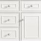 James Martin Vanities Lorelai 48" Single Vanity in Bright White with 3 cm Ethereal Noctis Quartz Top, , large