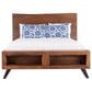 Home Trends & Design London Loft Queen Platform Bed in Walnut and Antique Zinc, , large