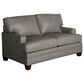 Bassett Profiles3 Thin Track Arm Leather Loveseat, , large