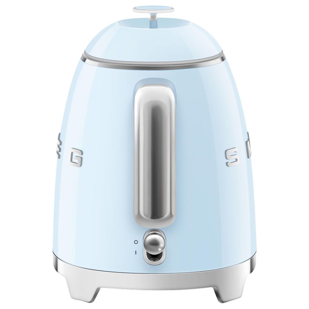 SMEG 3-Cup Stainless Steel Retro Style Mini Electric Kettle in Pastel Blue, , large