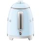 SMEG 3-Cup Stainless Steel Retro Style Mini Electric Kettle in Pastel Blue, , large