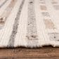 RIZZY Nova 5" x 7"6" Geometric Silver and Ivory Area Rug, , large