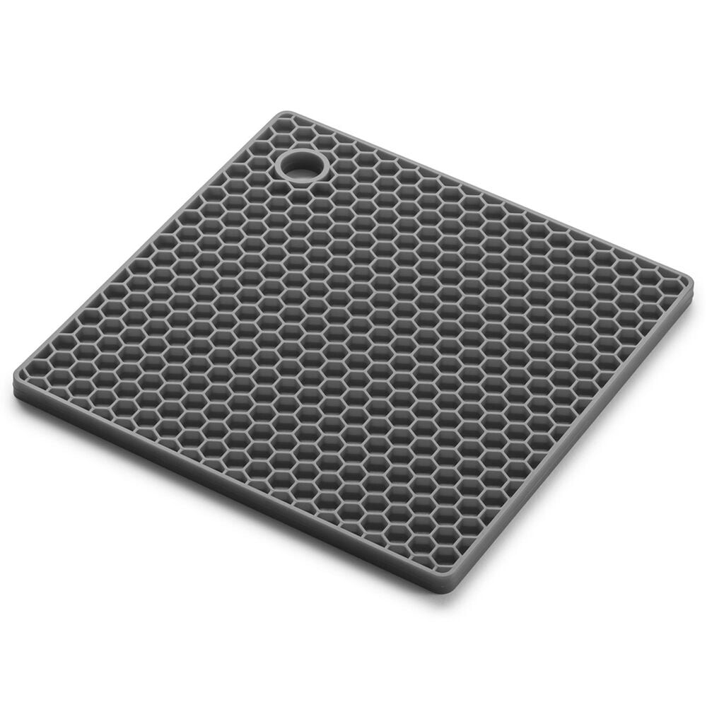 Harold Import Mrs. Anderson"s Baking Silicone Honeycomb Trivet in Grey, , large