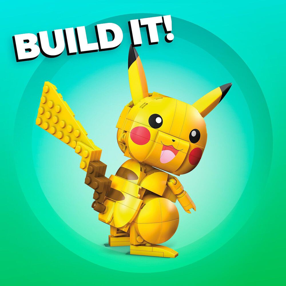 Pokemon Mega Construx Pokemon Pikachu Building Set, , large