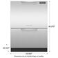 Fisher & Paykel Tall Double DishDrawer Dishwasher with Sanitize and Extra Dry in Stainless Steel, , large
