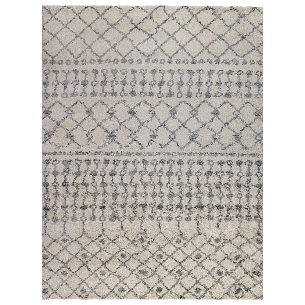 Amer Rugs Aspen ASP-1 2" x 3" Ivory and Gray Area Rug, , large