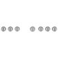 Monogram Knob Kits for 36" Pro Range in Stainless Steel, , large
