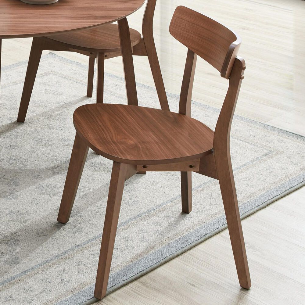 New Heritage Design Gabby Side Chair in Walnut, , large