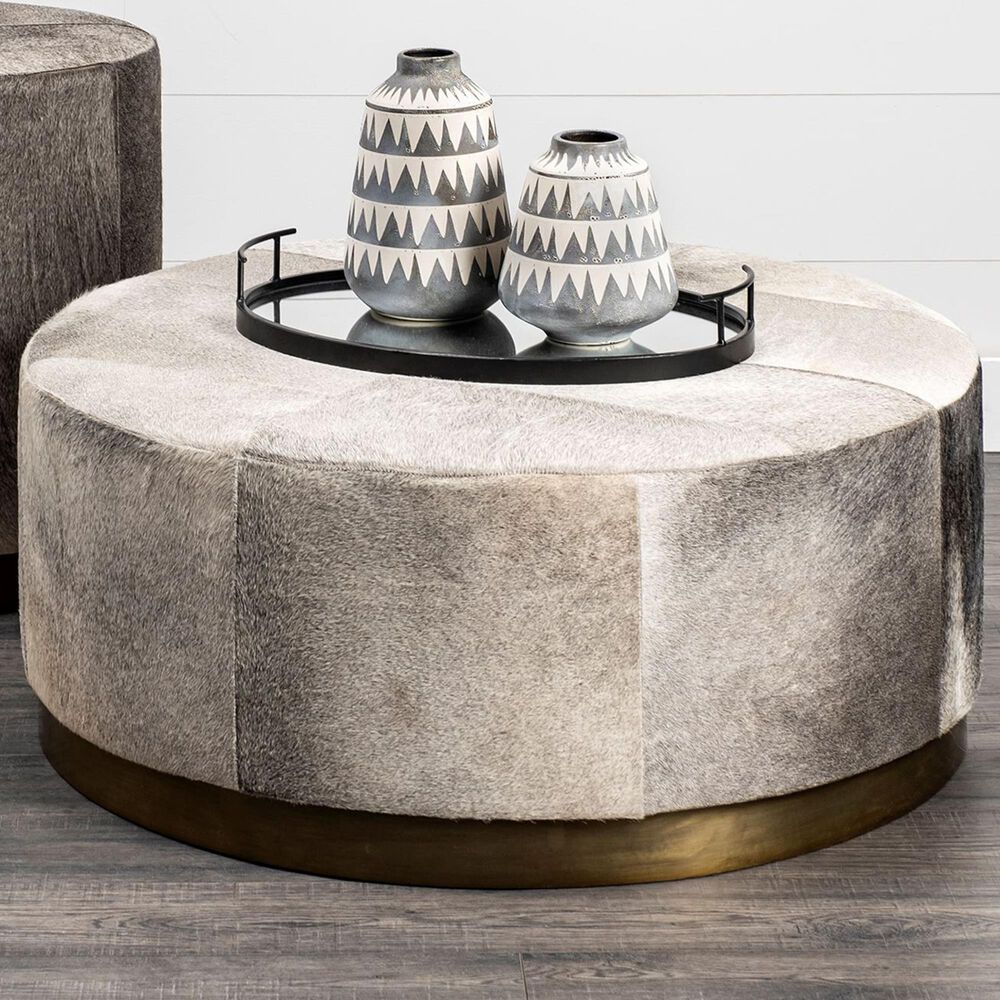 Mercana Zahavi II Ottoman in Gray, , large
