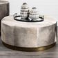 Mercana Zahavi II Ottoman in Gray, , large