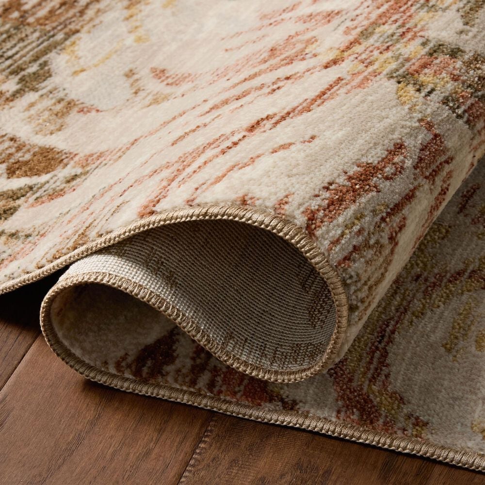 Loloi Eileen Natural and Spice 5&#39;1&quot; x 7&#39;6&quot; Area Rug, , large