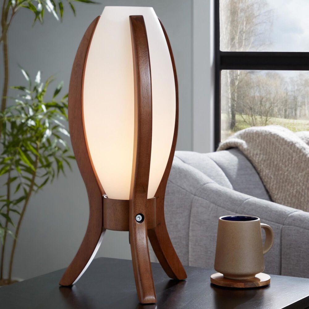LumiSource Case Desk Lamp in Walnut, , large