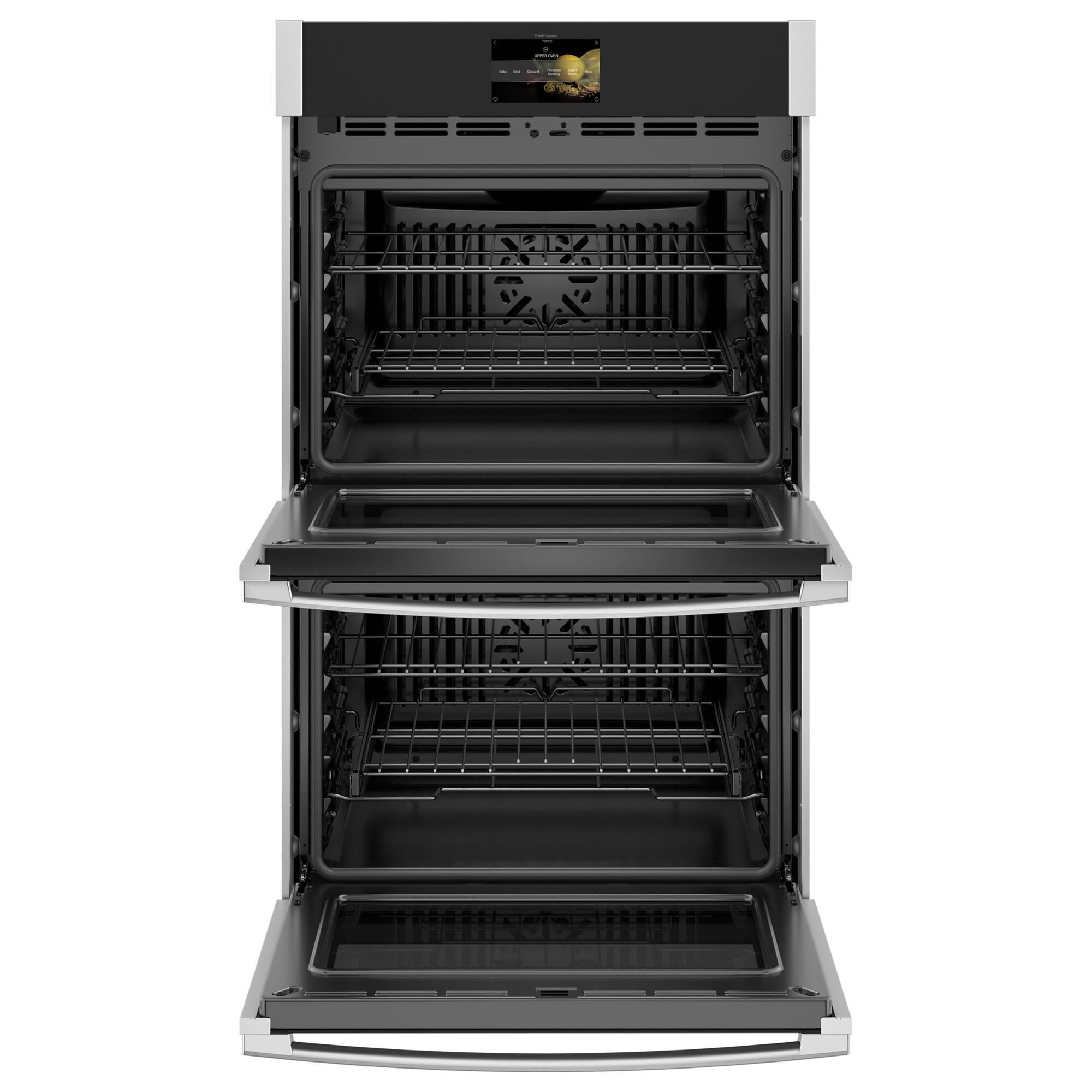 GE Profile 2 Piece Kitchen Package with 30 Smart Built In Convection Double Wall Oven and 36 Induction Cooktop in Stainless Steel