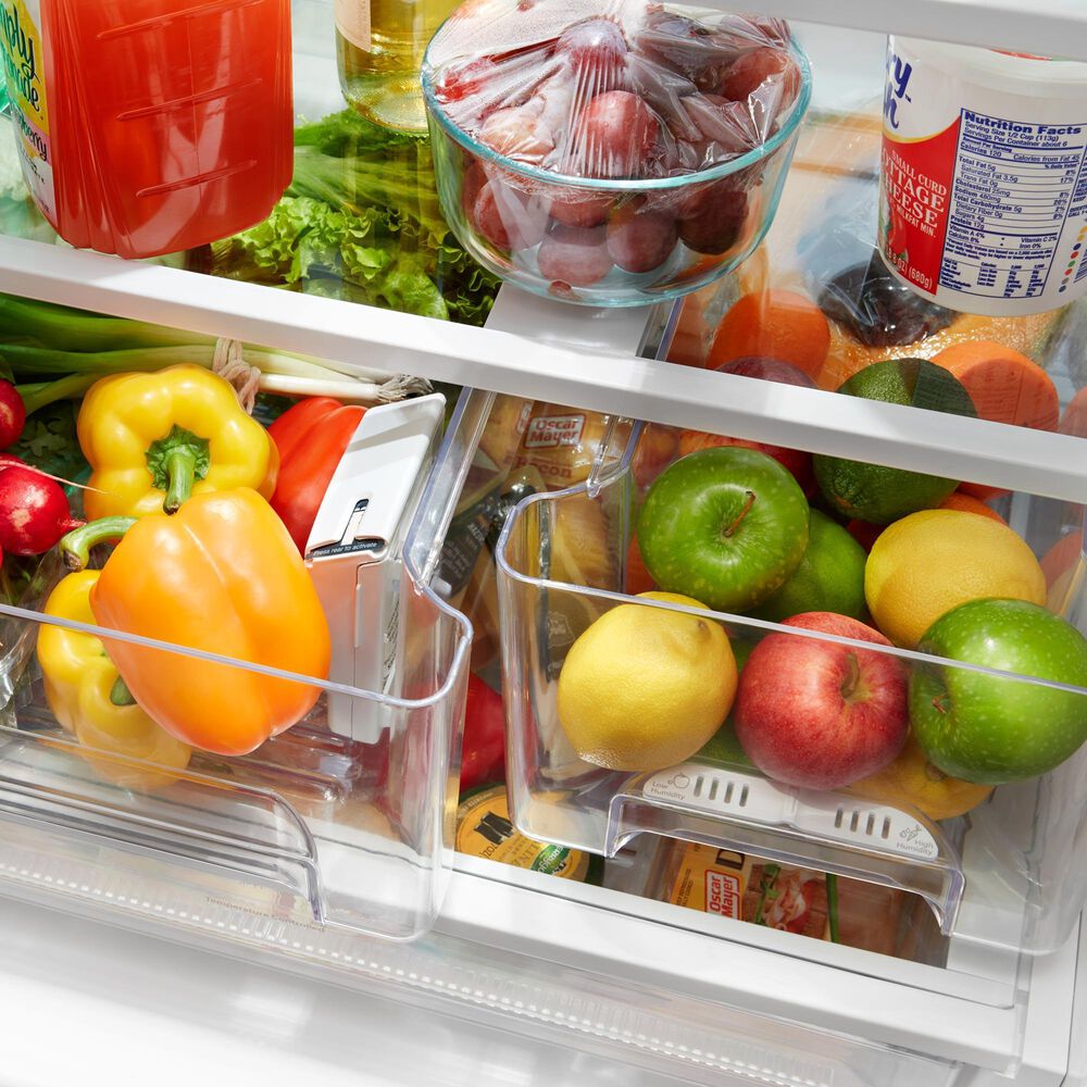 Whirlpool 20 Cu. Ft. French Door Refrigerator with FreshFlow Air Filter in White, , large