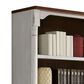 Wycliff Bay Durham 6-Shelf Bookcase in Weathered White and Cherry (Set of 3), , large