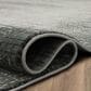 Karastan Tryst Turin 12" x 15" Anthracite Area Rug, , large