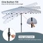 HOMLUX 10" Patio Umbrella in Gray, , large