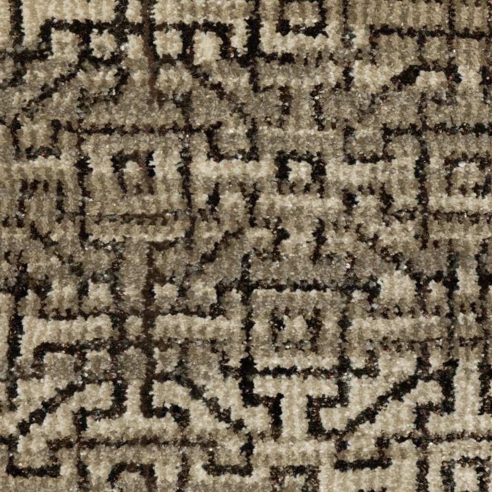 Oriental Weavers Atlas Geometric Brown and Beige 6'7" x 9'6" Area Rug, , large