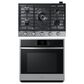 Samsung 2-Piece Kitchen Package with 30" Single Wall Oven and 30" Gas Cooktop in Stainless Steel, , large