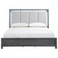 New Heritage Design Odessa 4-Piece Queen Bedroom Set in Charcoal and Silver, , large