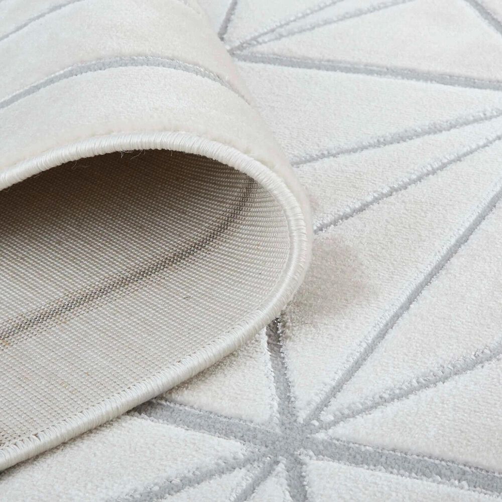 Feizy Micah 9&#39;2&quot; x 12&#39; Ivory and Silver Area Rug, , large