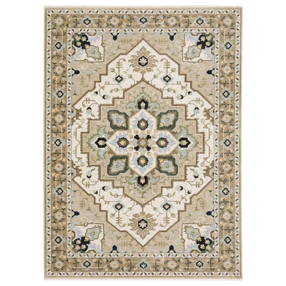 Oriental Weavers Westwood Tan 3"3" x 5" Area Rug, , large