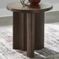 Ashley Korestone End Table in Dark Brown, , large