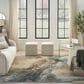 Nourison Silk Shadows 9"9" x 13"9" Beige and Blue Area Rug, , large
