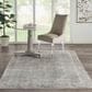 Nourison Starry Nights STN03 5" x 7" Silver and Cream Area Rug, , large