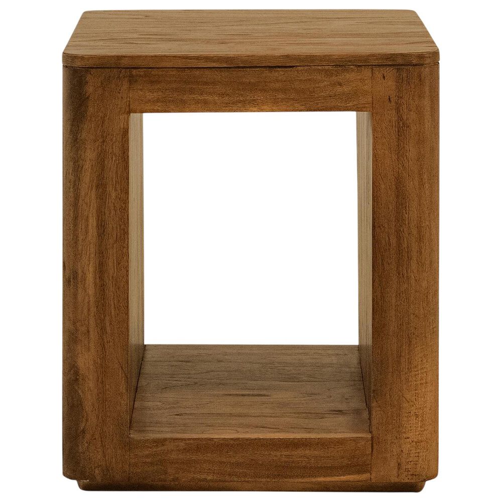 Fallridge Balam Chairside Table in Brown, , large