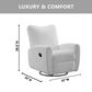 Oxford Baby Synergy Glider Recliner in Plush White, , large