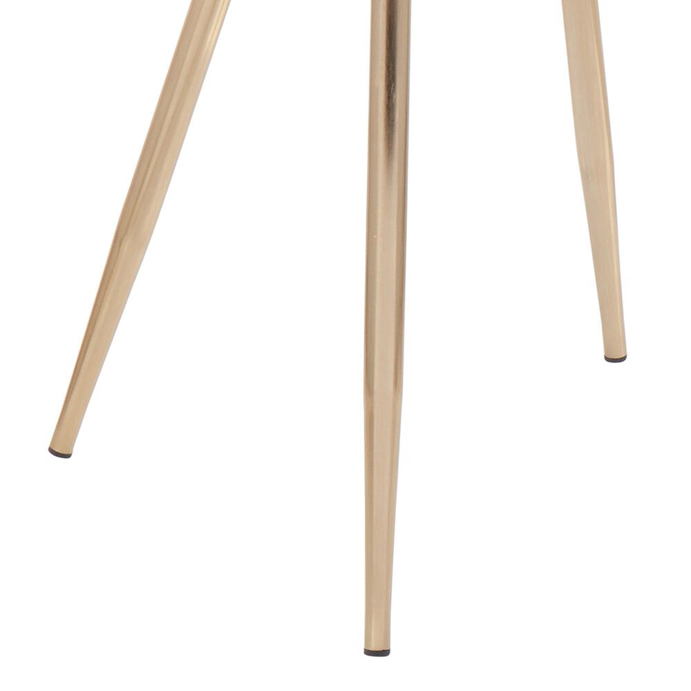Lumisource Claire Chair in White/Gold, , large