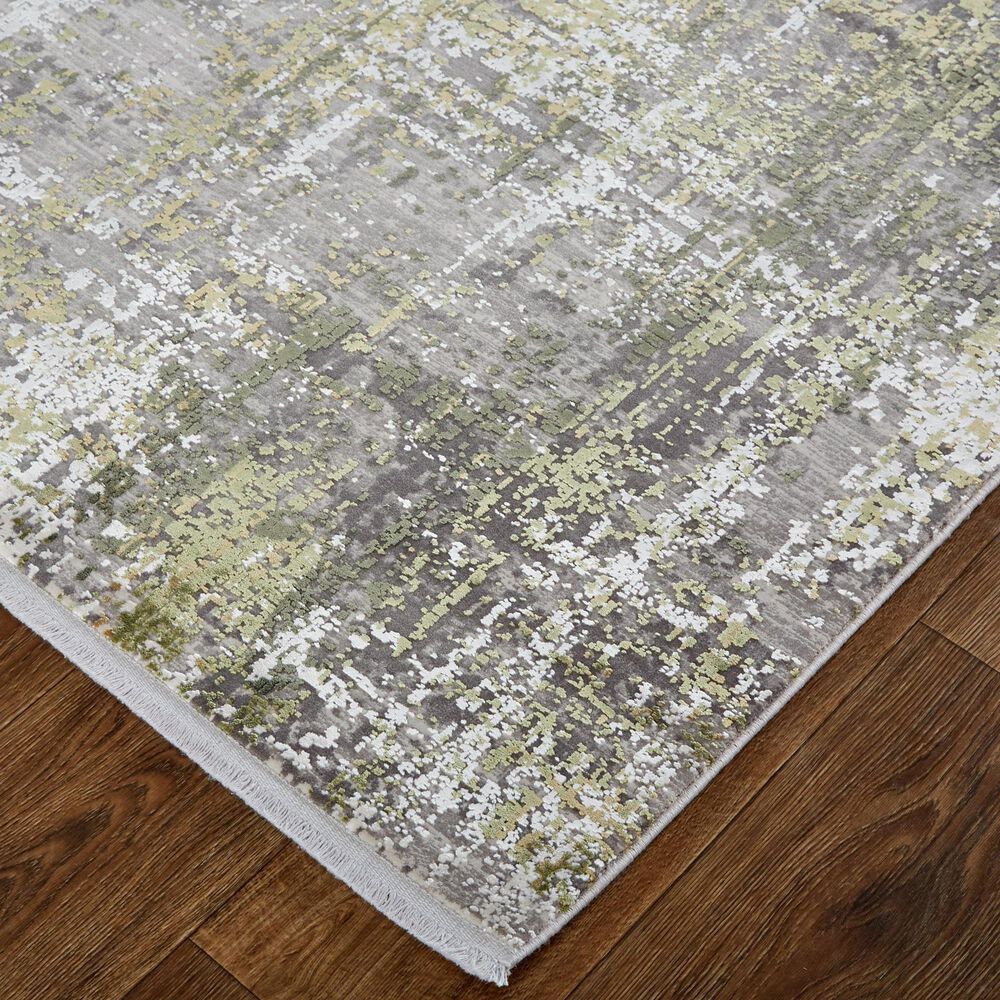 Feizy Cadiz 7&#39;9&quot; x 11&#39; Green and Grey Area Rug, , large