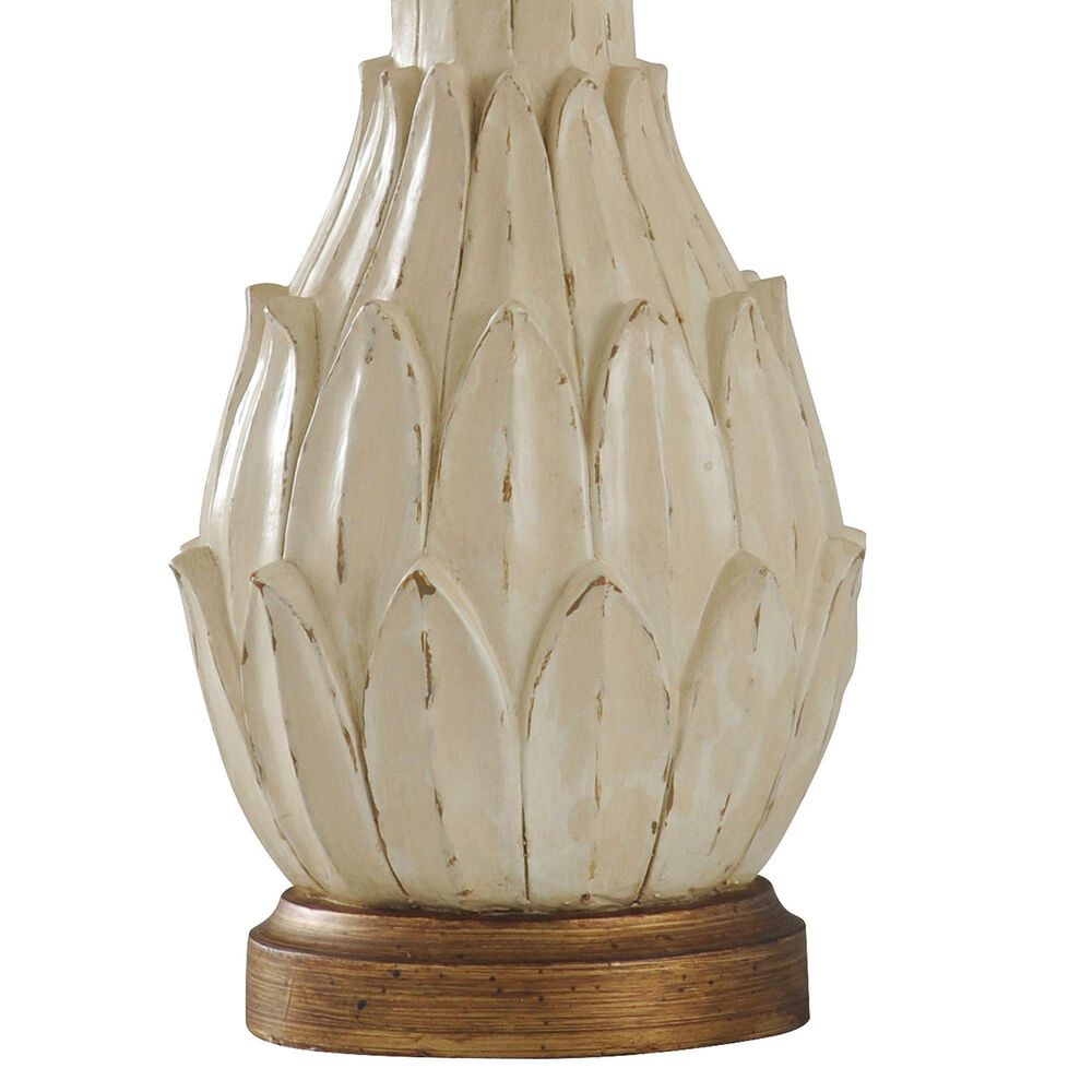 Flair Industries Table Lamp in Off-White, Biscuit Beige and Dark Brown, , large